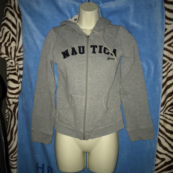 Nautica Jeans size small grey hoodie 💕 - Picture 1 of 5